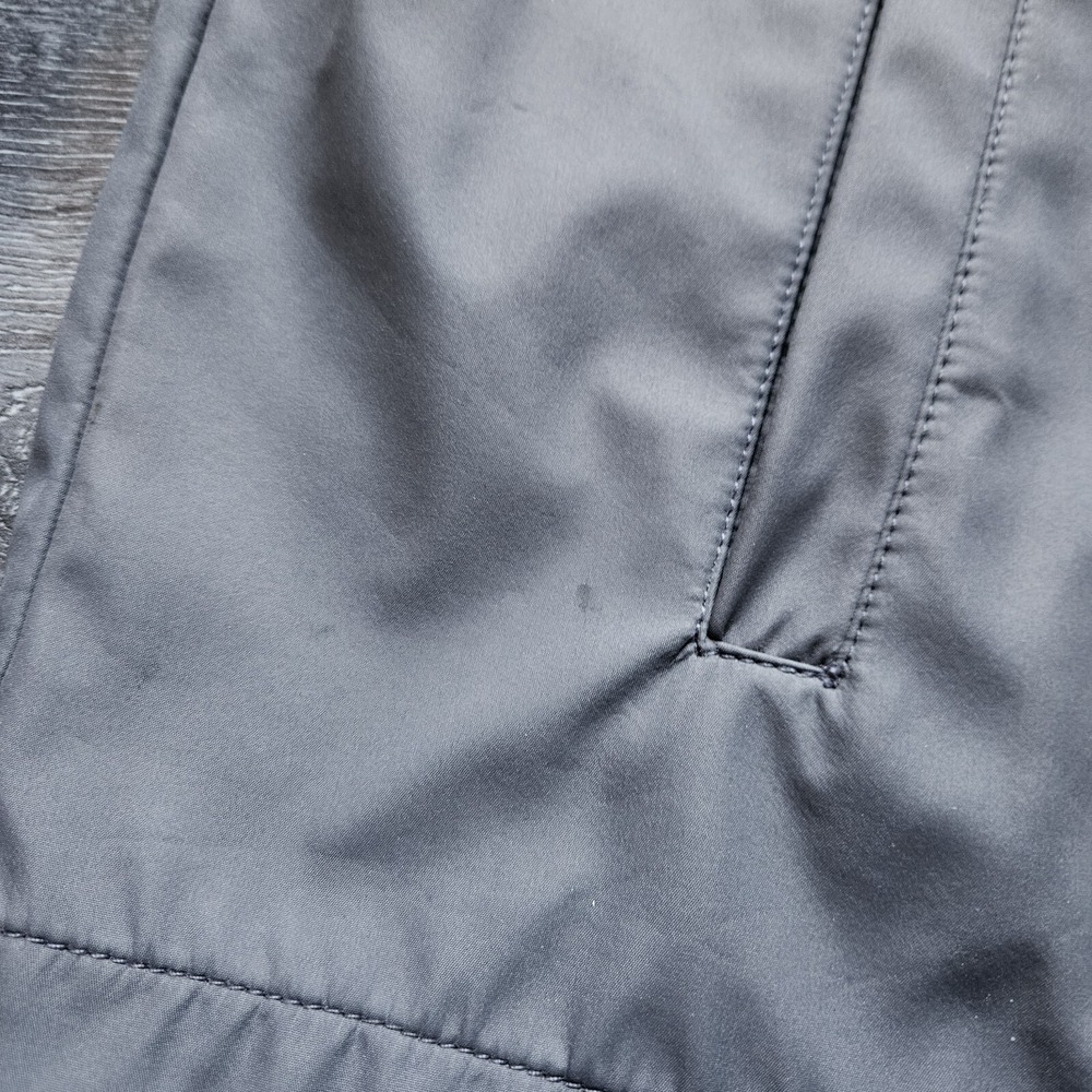 M. Julian Polyester Switch Bomber Jacket Mens XL Gray Lined Multiple Pockets - Picture 5 of 13